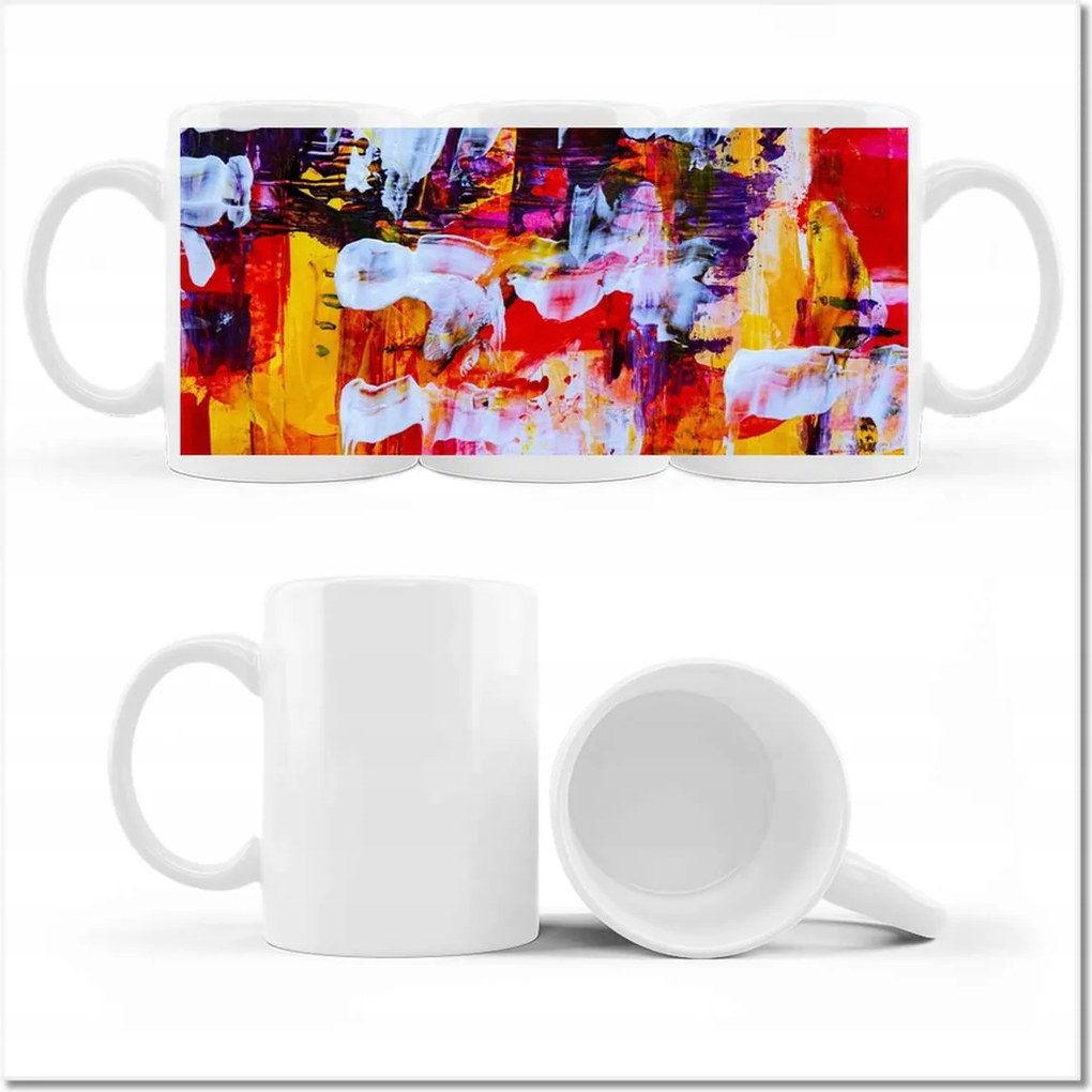 Nyomott mintás bögre Absztrakt Tony