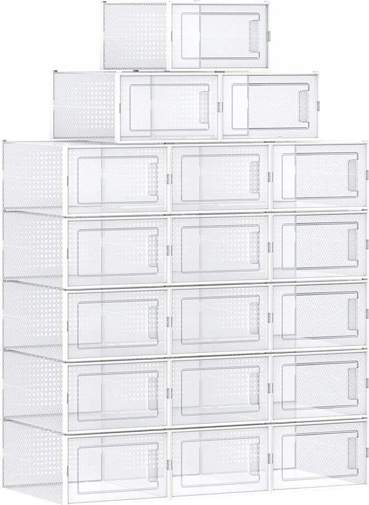 18 db-os műanyag cipőtartó szett