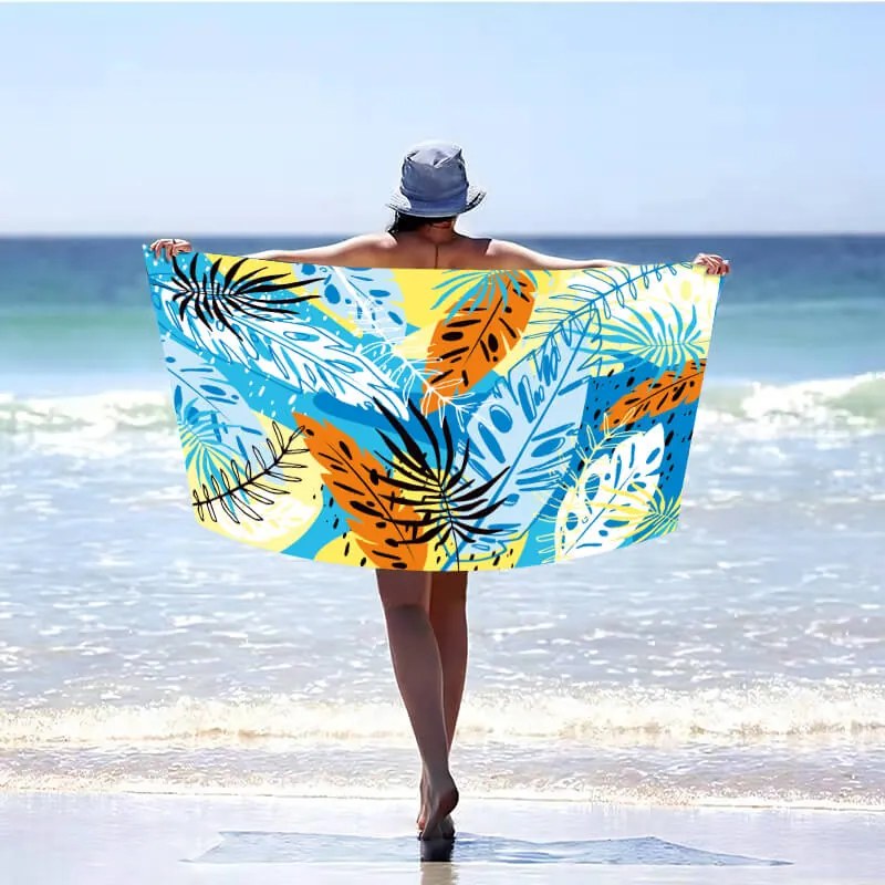 Strandtörölköző SUMMER FRESH 100x180 cm színes, 100% mikroszálas