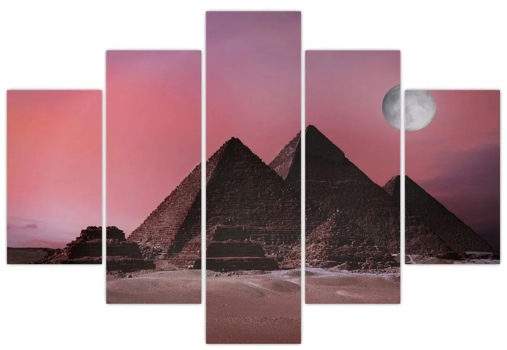 Kép - Piramisok giza, Egyiptom (150x105 cm)