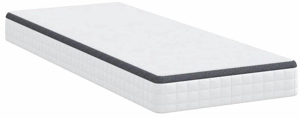Matrac Fehér és Szürke 70 x 200 cm Bonell Rugó