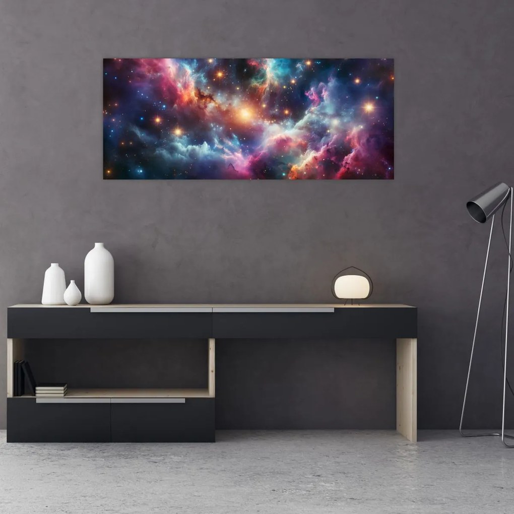 Kép - Sötét univerzum (120x50 cm)