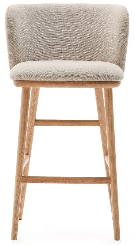 Bézs bárszék (ülésmagasság 65 cm) Ciselia – Kave Home