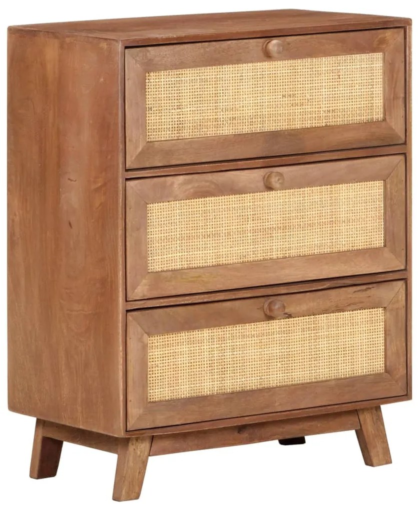 tömör mangófa tálalószekrény 61 x 35 x 76 cm