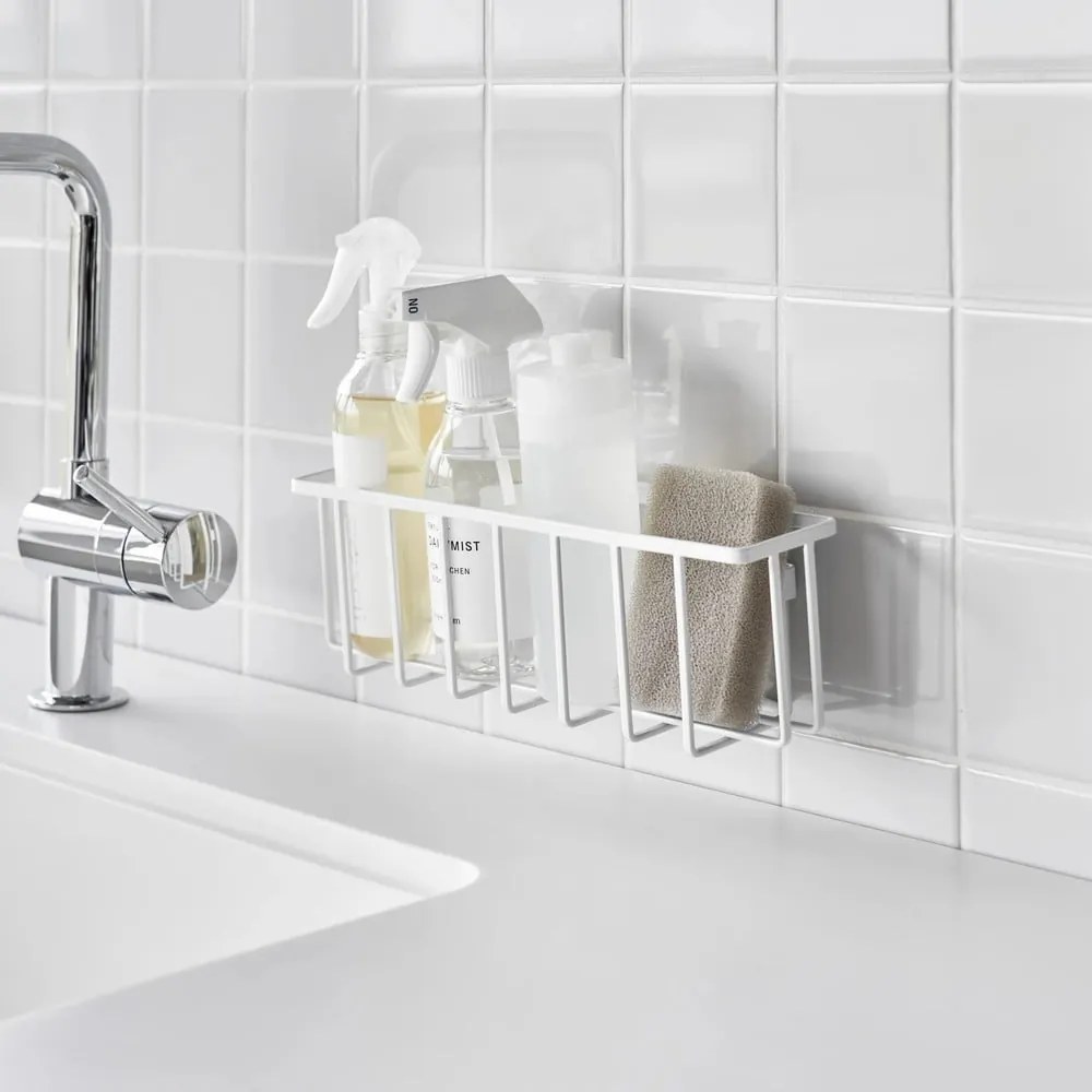 Fehér öntapadós fém mosogatóeszköz tartó Film Hook – YAMAZAKI