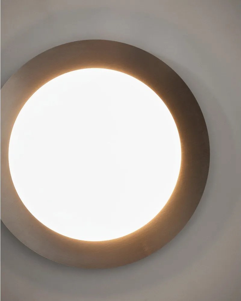 Szürke LED fali lámpa ø 40 cm Novae – Kave Home