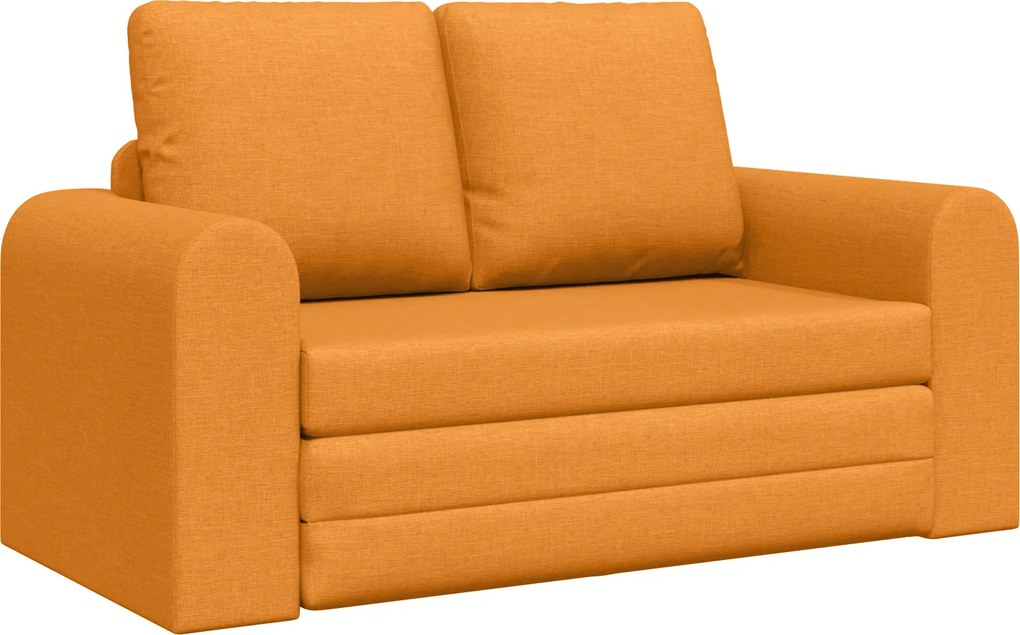 vidaXL Kanapéágy 60cm Sötét sárga szövet