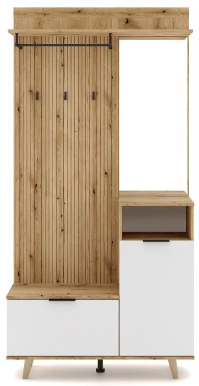 NORDIC C PRZEDPOKÓJ DĄB EVOKE/TABLILA/BIAŁY 5W