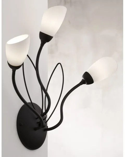 Jupiter 2059 - GLORIOSA fali lámpa 3xG9/14W/230V fekete