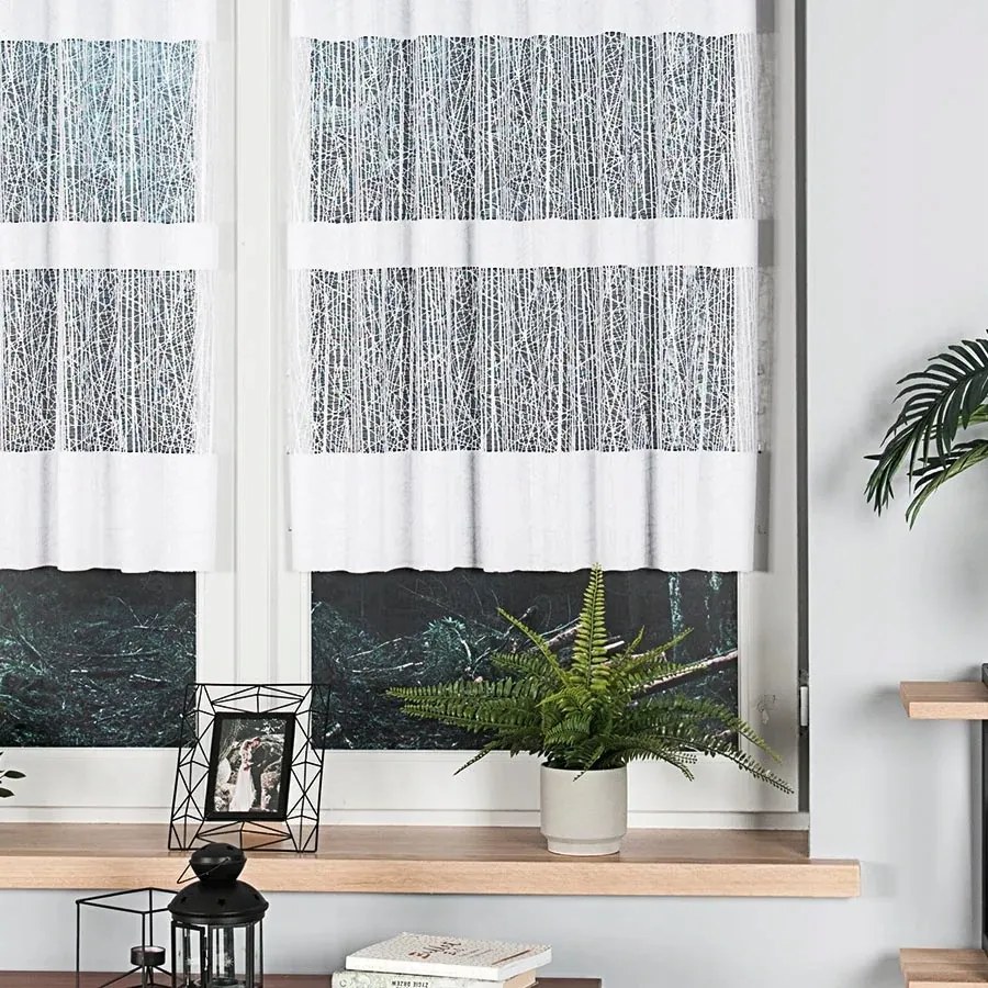 Méteráru zsakárd függöny, 110cm magas