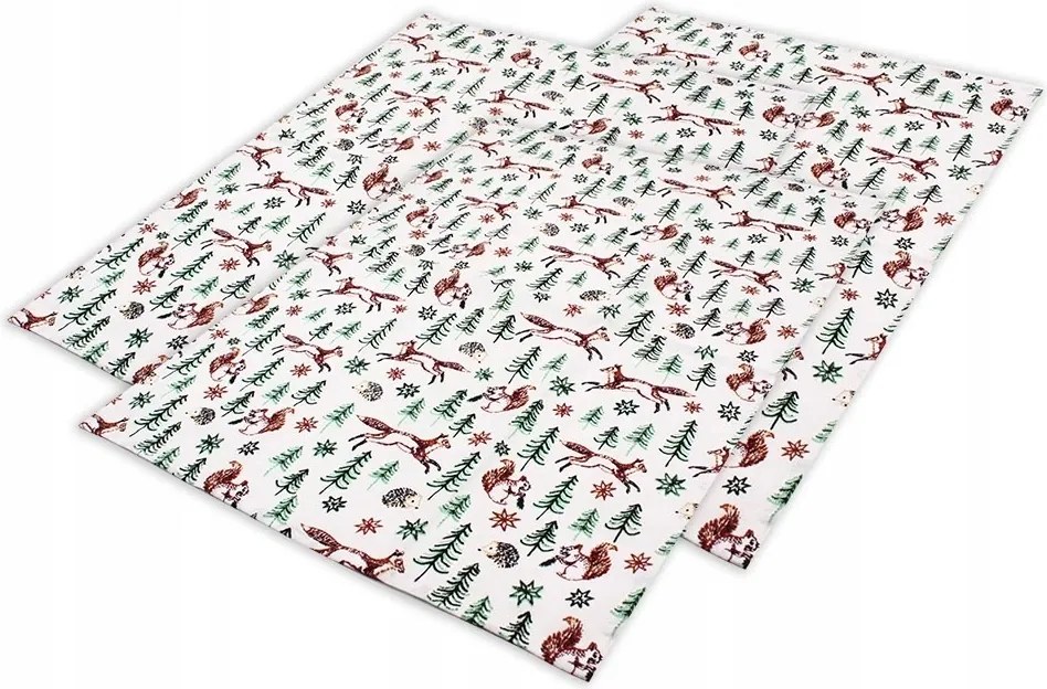 Home Elements 3 db 50 x 70 cm-es konyharuha készlet, Rókák