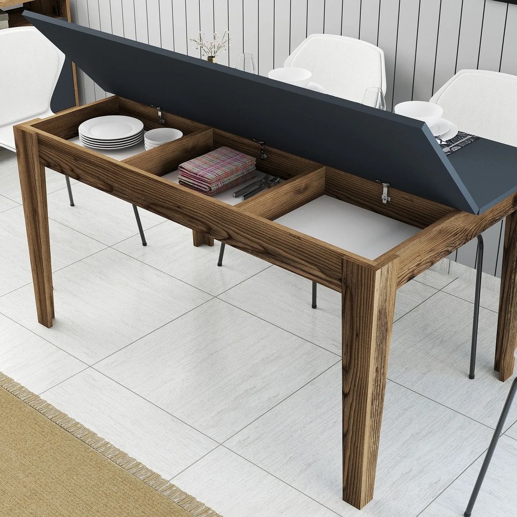 Étkező asztal Milan 513 - Walnut, Anthracite