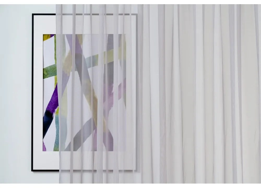 Szürke átlátszó függöny 140x245 cm Voile – Mendola Fabrics