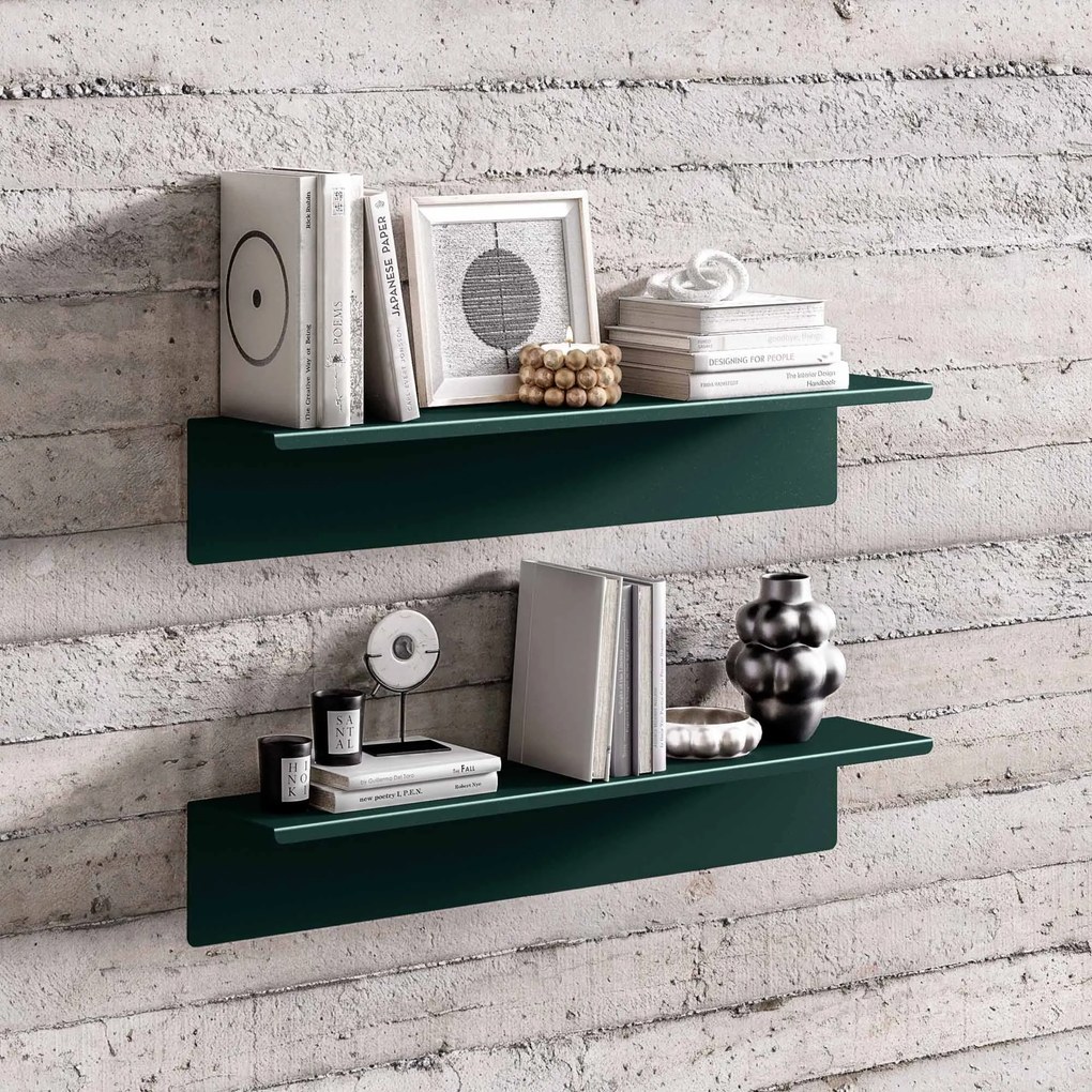 Fali polc JOANNE 700 mm, Modern: palackzöld