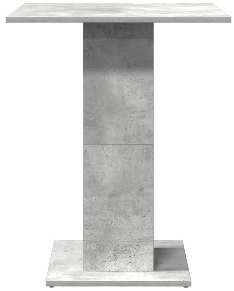 Betonszürke szerelt fa bisztróasztal 60 x 60 x 75 cm