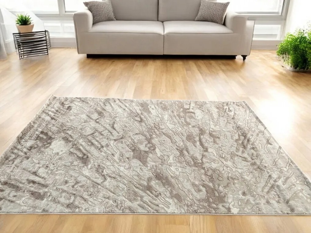 Veston 39876 bézs modern szőnyeg 200x290 cm