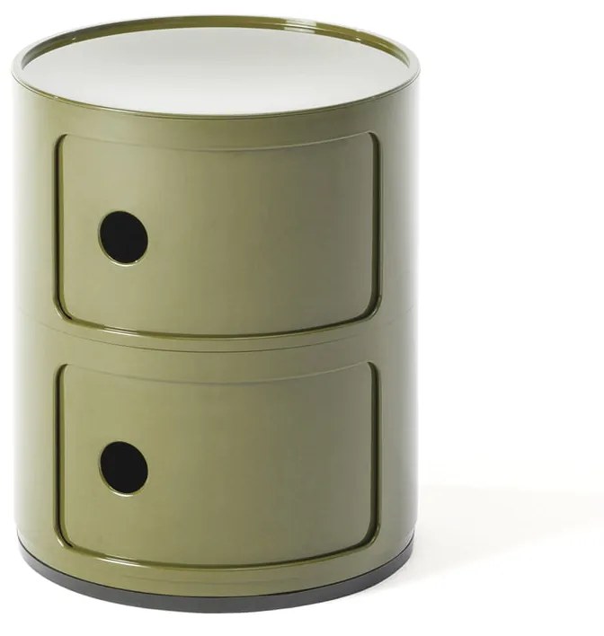 Kartell Componibili 4966 tárolóasztal, 2 tároló rész, több színben Szín: kék