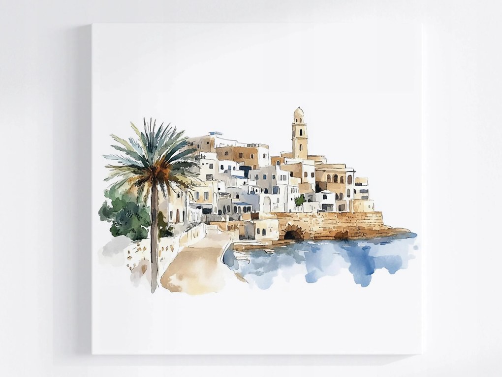 Vászonkép Canvas Építészet Város Izrael Tel-aviv Óváros 40x40