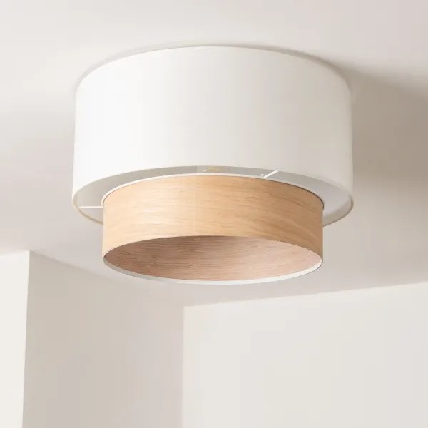 Brilagi - LED felületre szerelt csillár CERIA 1xE27/40W/230V Ø 50 cm fehér/bézs