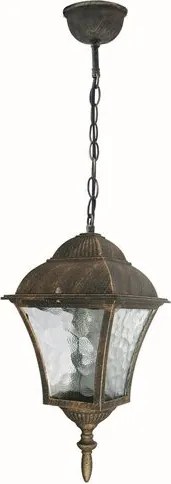 RÁBALUX 8394 TOSCANA Kültéri Függő Lámpa Antik Arany IP20