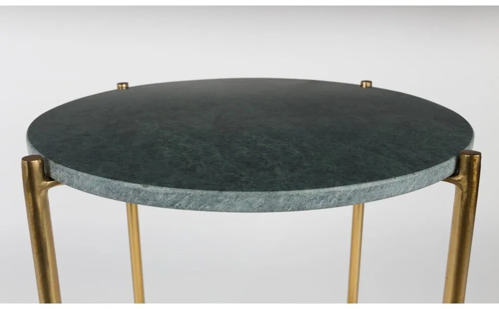 Timpa zöld tárolóasztal márvány asztallappal - White Label