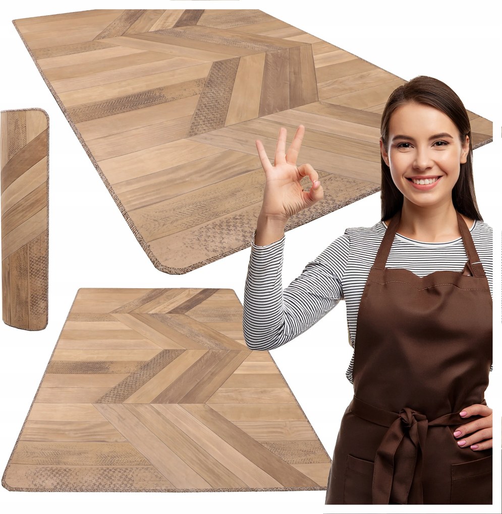 Futószőnyeg Kész vinil Csúszásgátló Gumírozott 263X100 Gumírozott