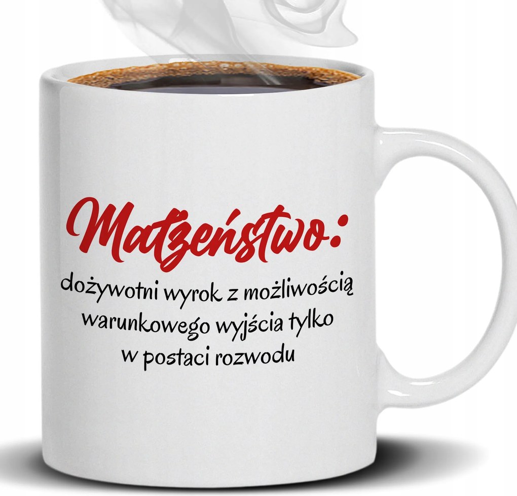 Bögre Fehér Élettartam Ítélet Esküvői Ajándék Évforduló Férj Feleség Partner