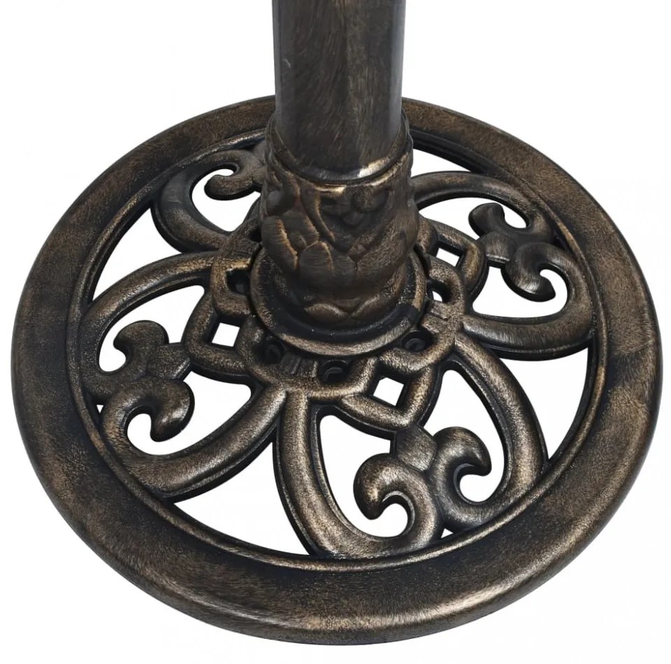 bronz színű műanyag napóra 35,5 x 82 cm