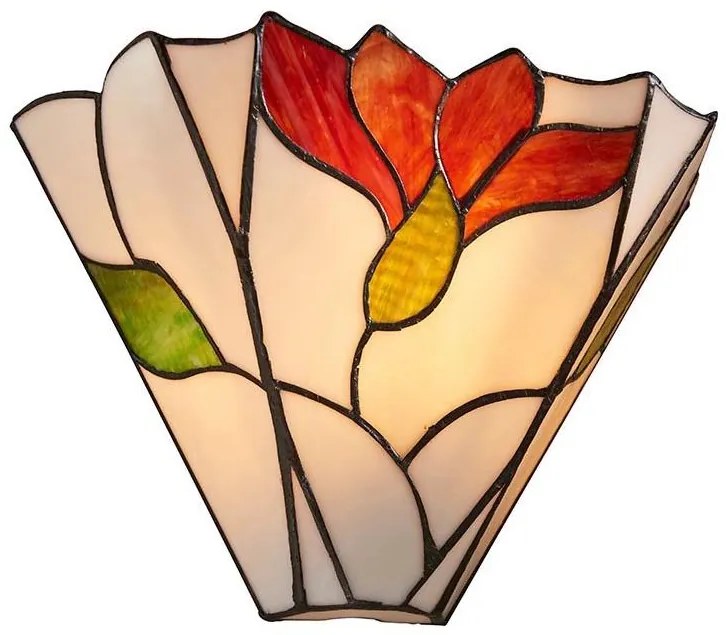 Endon 63964 - Tiffany BOTANICA fali lámpatest 1xE14/40W/230V