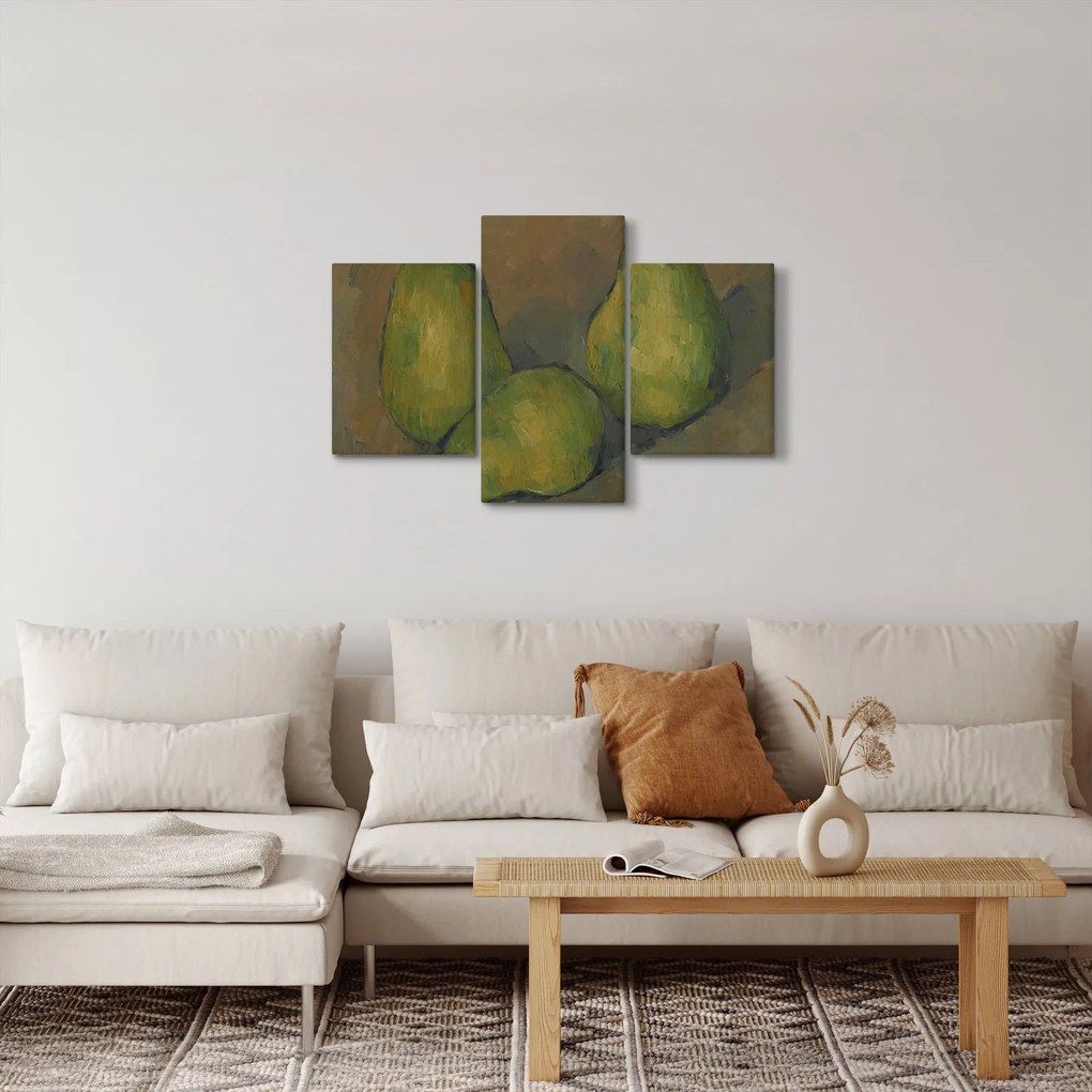 Kép - Paul Cézanne, Three Pears, reprodukciók (90x60 cm)