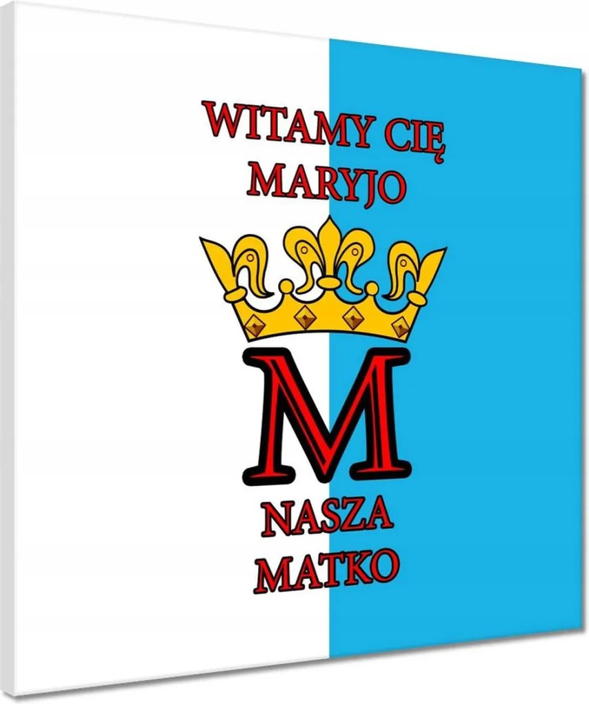 Vászonkép 40x40 Üdvözöllek Mária Anya