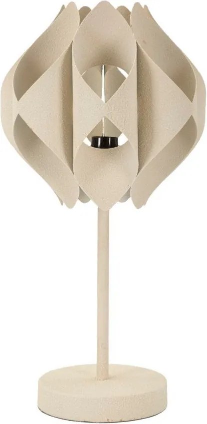 Bézs asztali lámpa fém búrával (magasság 57 cm) Space – Mauro Ferretti