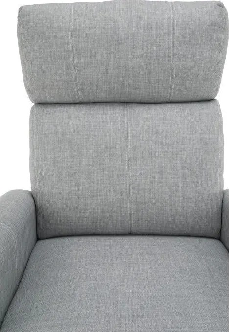 Állítható fotel, szürke szövet, FOREST