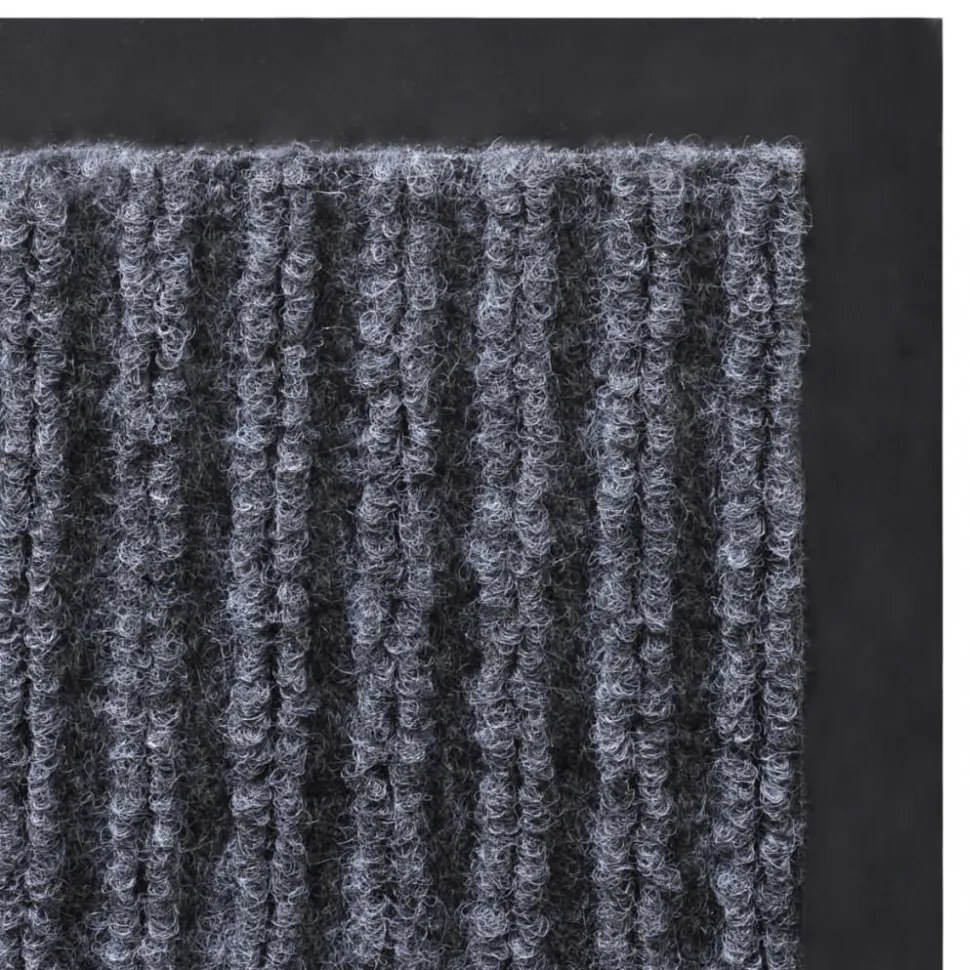 szürke PVC lábtörlő 90 x 150 cm