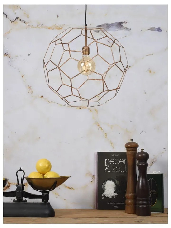 Barna függőlámpa fém búrával ø 34 cm Marrakesh – it's about RoMi