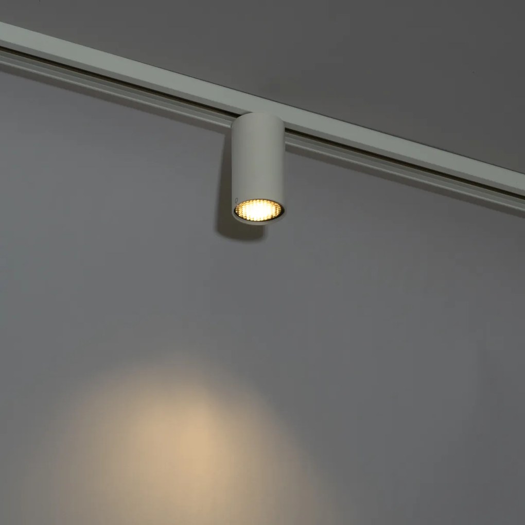 Modern fehér spotlámpa 1 fázisú sínrendszerhez GU10 35mm - Iconic Ruby Honey