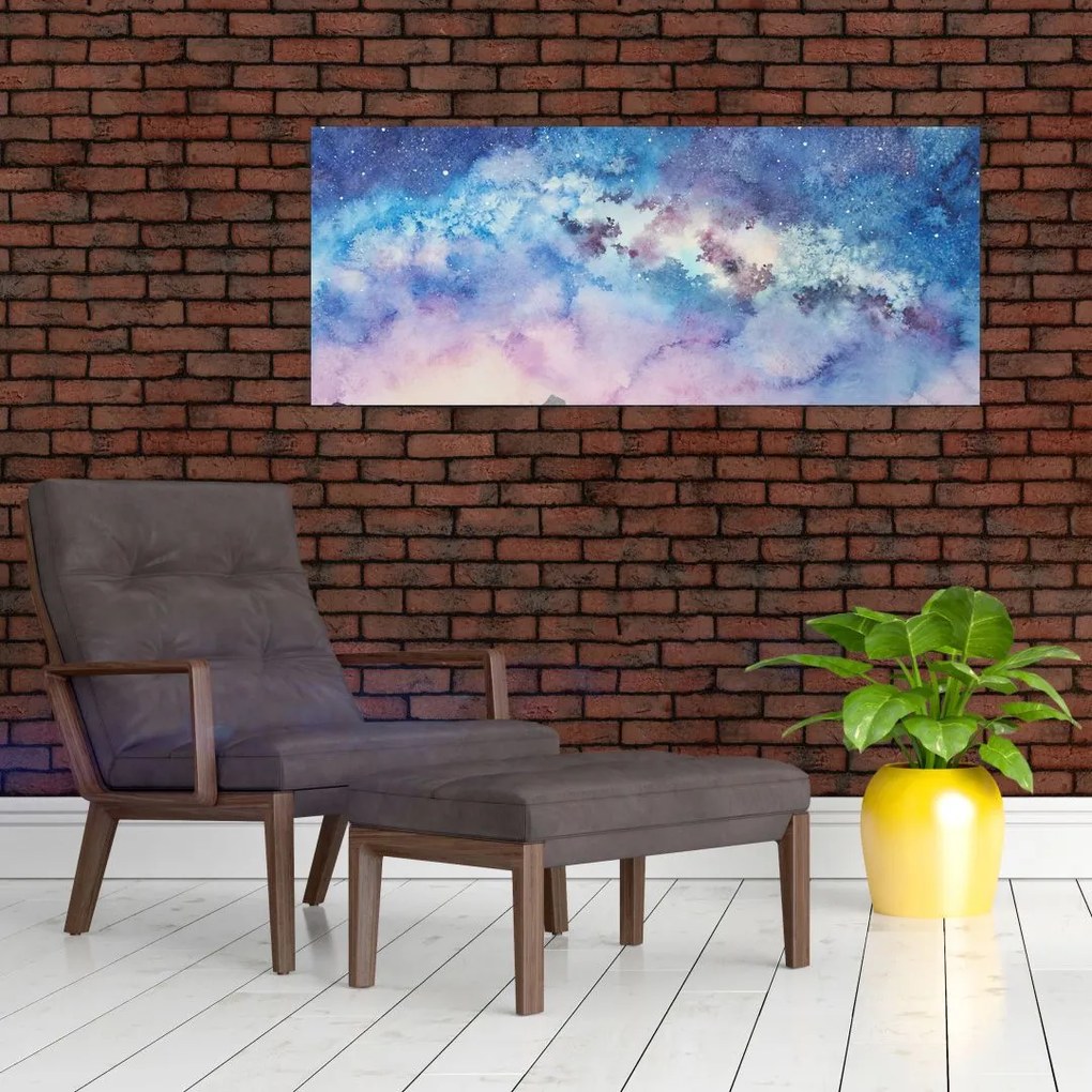 Kép - Milky Way, akvarell (120x50 cm)