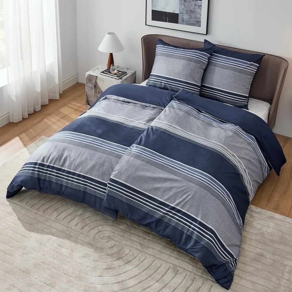 Bedsure 4 részes ágyneműhuzat 2x paplan 135x200 2 párnahuzat 80 x 80