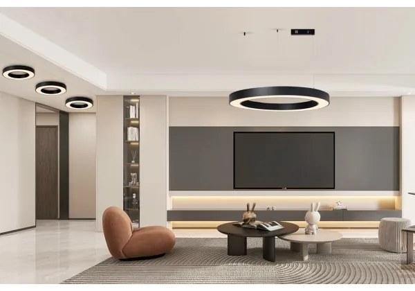 Immax NEO 07211L - LED dimmelhető PASTEL 68W/230V fekete függeszték +DO