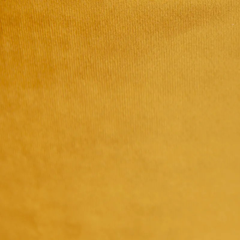 Bársony lámpaernyő sárga 35/35/20 arany belsővel