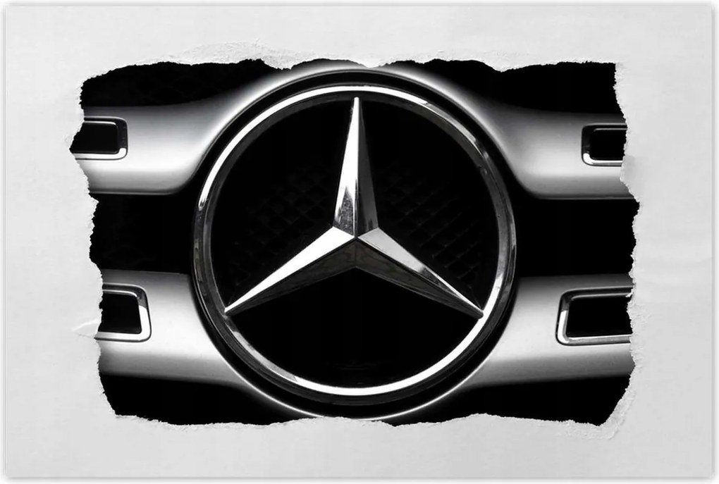 Poszterek 120x80 Mercedes Fekete-fehér Bw