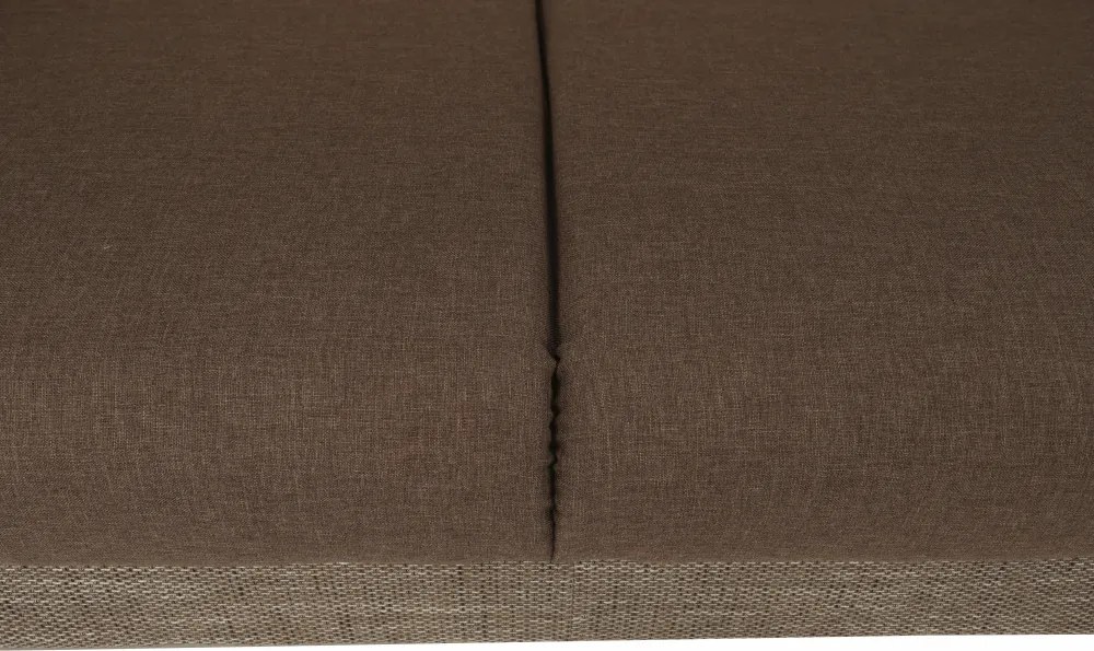 3-ülés ágyfunkcióval, barna, MILO 3-Ülés