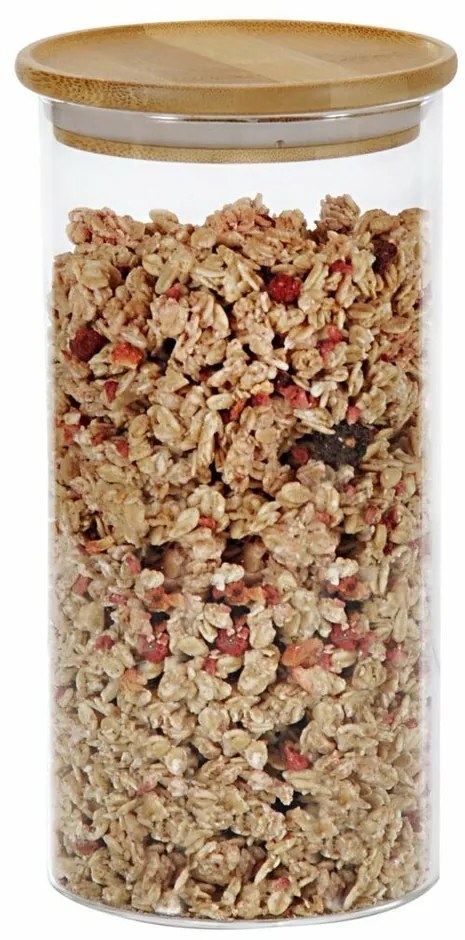Kesper 38010 Üveg tárolóedény, átmérő 10 cm, 1200ml