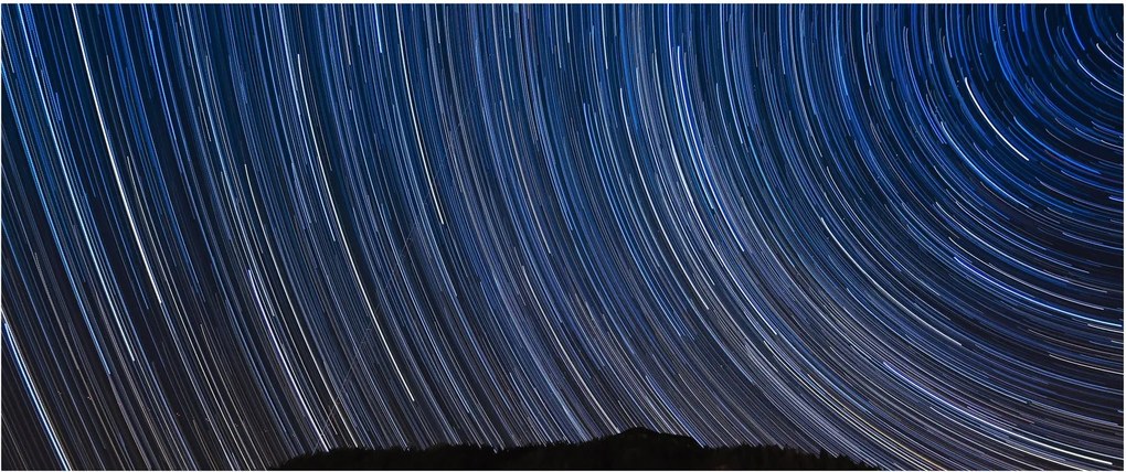 Éjszakai csillagok és az ég képe (120x50 cm)