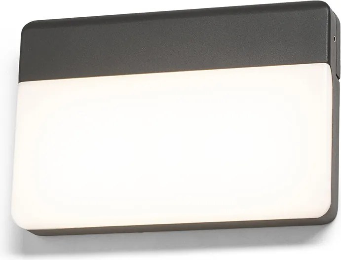 RENDL GAVIN fali lámpa antracit opálakril 230V LED 13W IP65 3000K