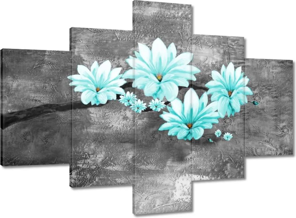 Vászonkép 100x70 Türkiz magnólia