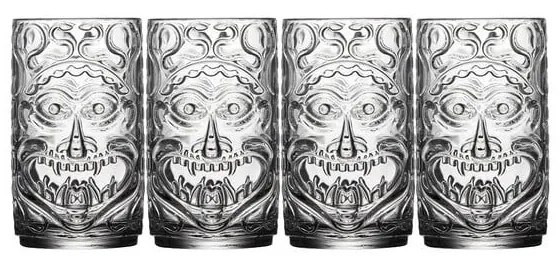 Koktélos pohár szett 4 db-os 450 ml Tiki – Lyngby Glas