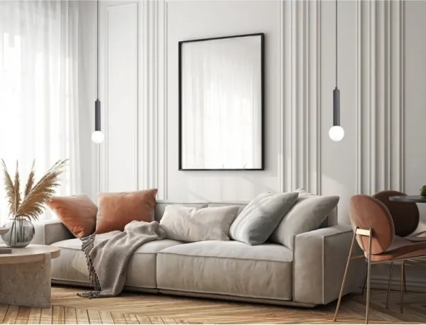 ITALUX PND-33574-1-BK - Kábeles függőlámpa FILANO 1xG9/5W/230V fekete