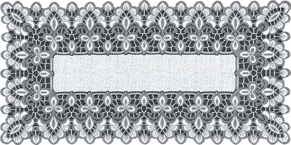 Futópad minta 24999 méret 50x100cm téglalap k. fehér szürke prod. Hímzés S.a.