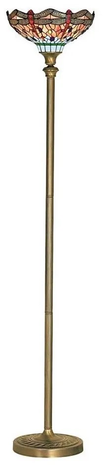 Searchlight EU1285 - Tiffany állólámpa SZITAKÖTŐ 1xE27/60W/230V